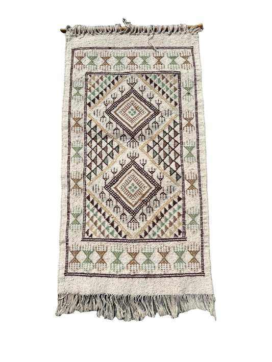Tapis kilim tunisien 96cm x 50cm