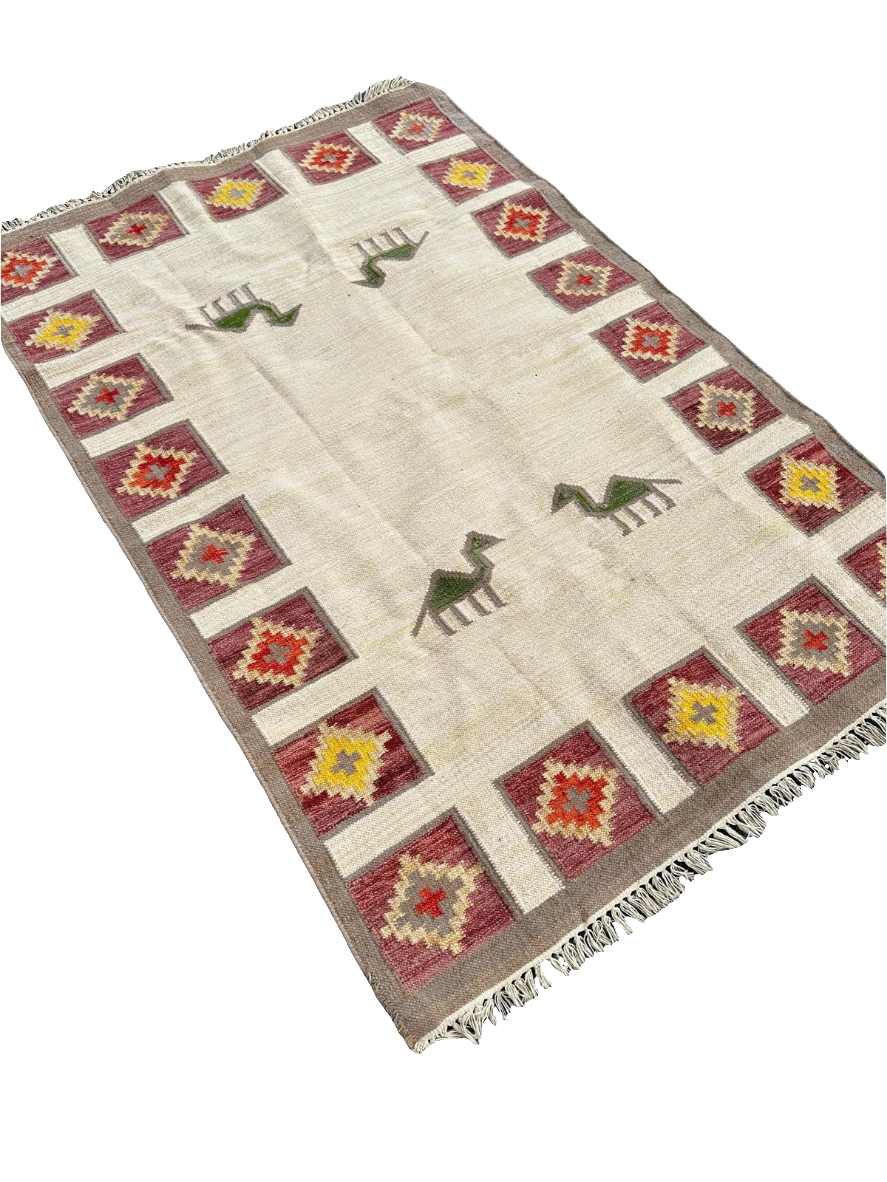 Tapis Kilim fait main - 183cm x 120cm