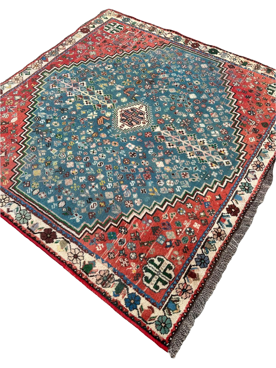 Tapis persan fait main carré 2m x 2m