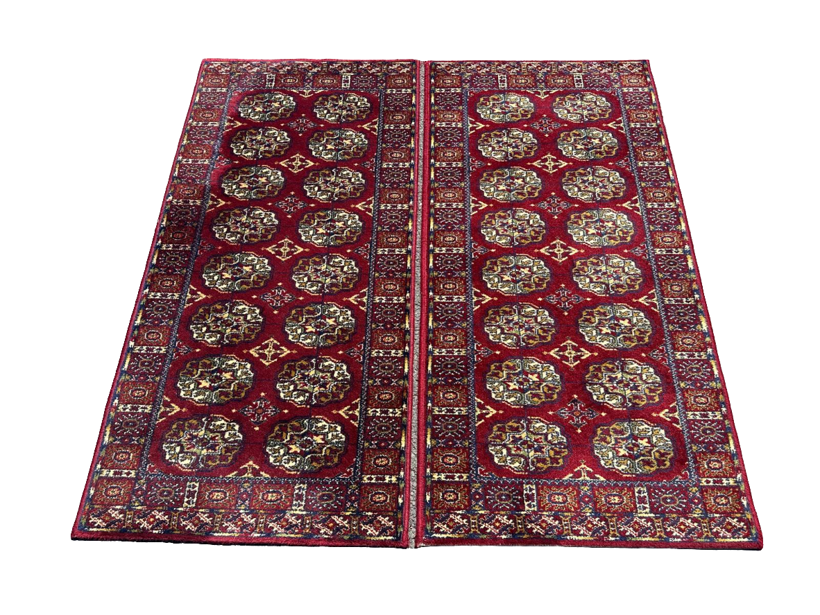 Paire de tapis orientaux 147cm x 70cm