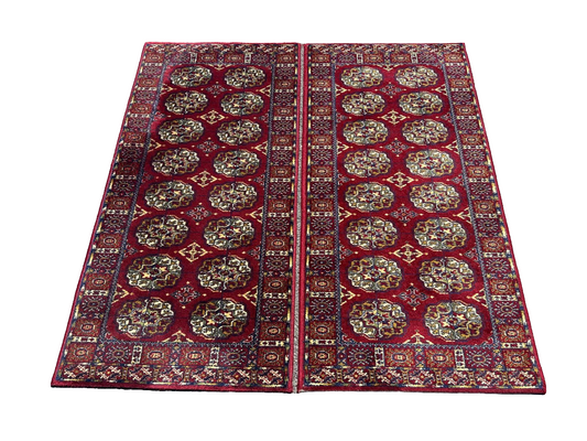 Paire de tapis orientaux 147cm x 70cm