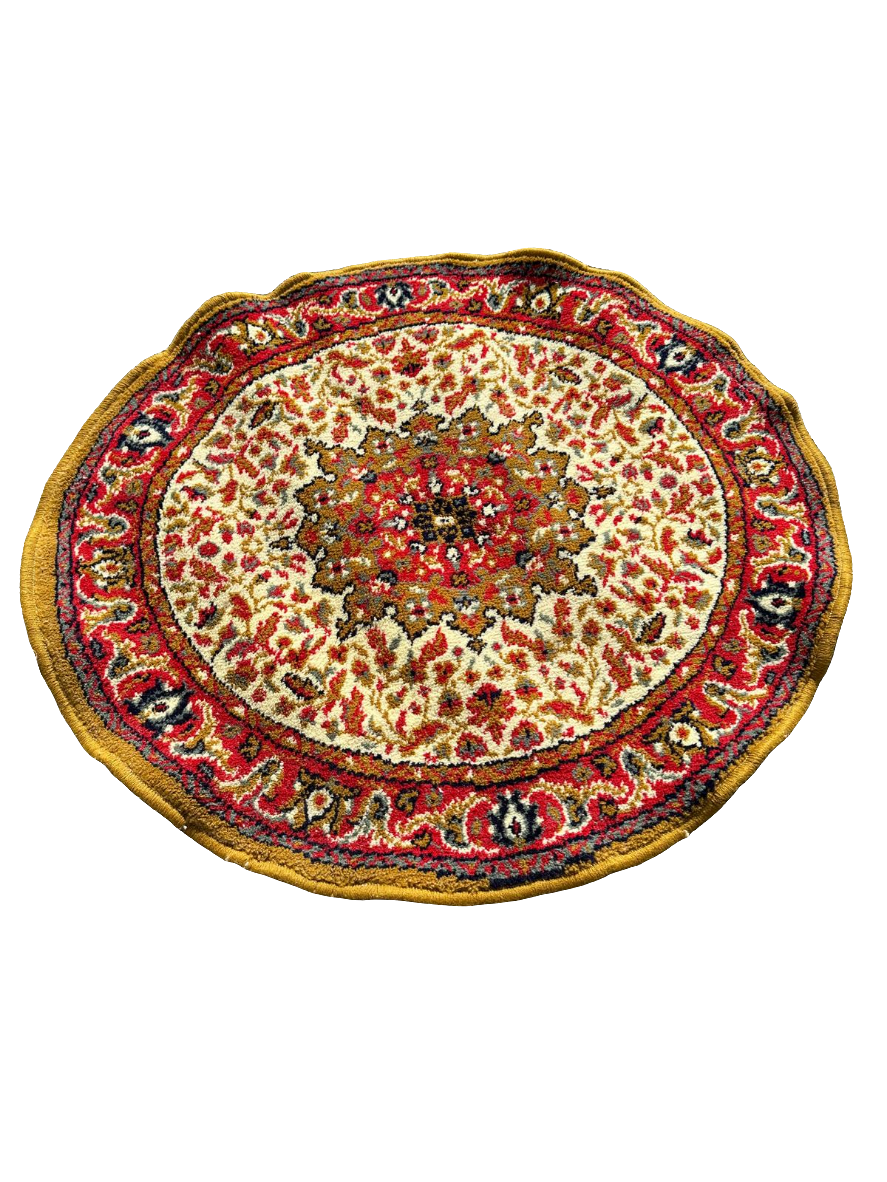 Tapis rond de style oriental 73cm de diamètre