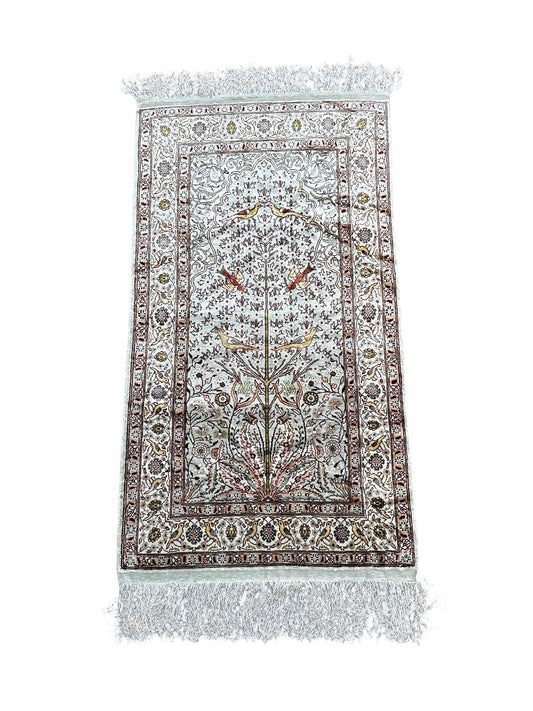 Tapis Kayseri pure soie 60cm x 120cm