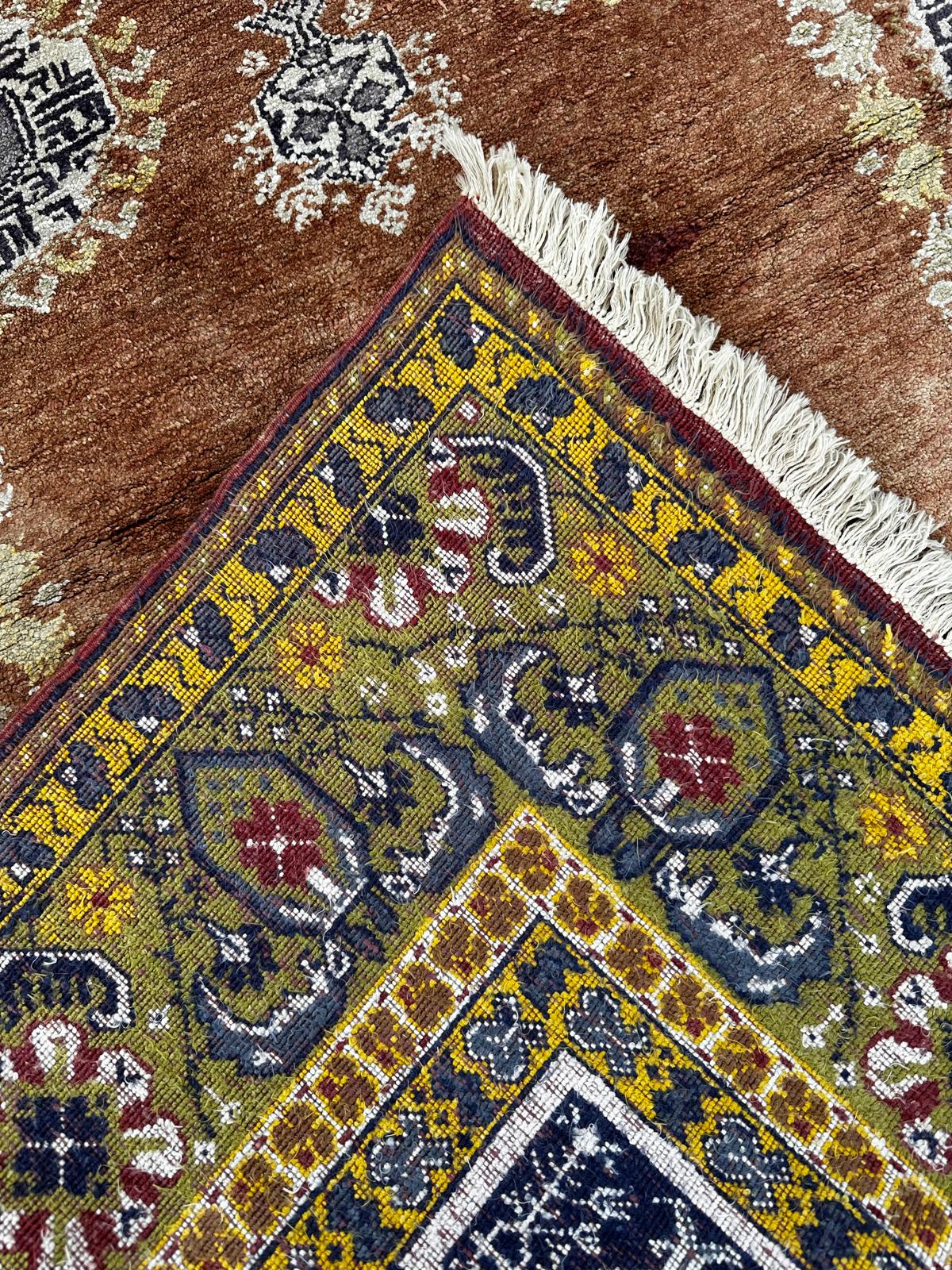 Tapis turc de prière fait main 180cm x 120cm