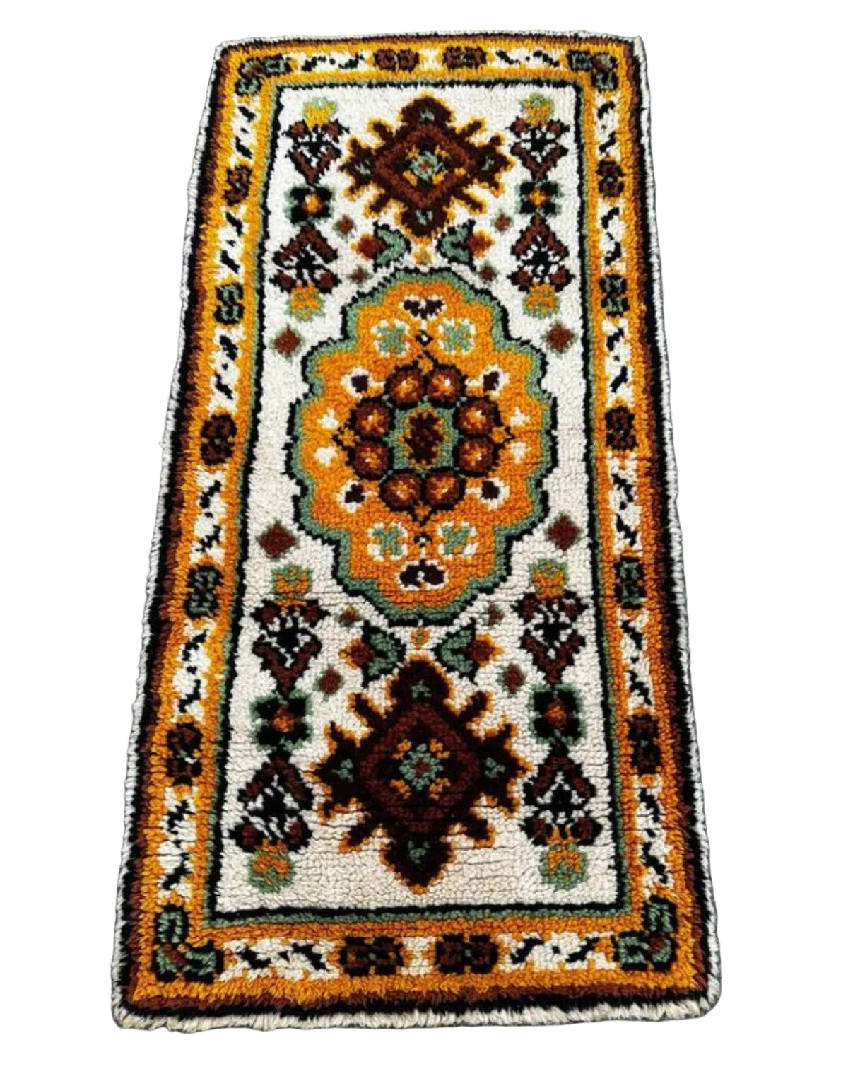 Tapis de style oriental en laine 140cm x 70cm
