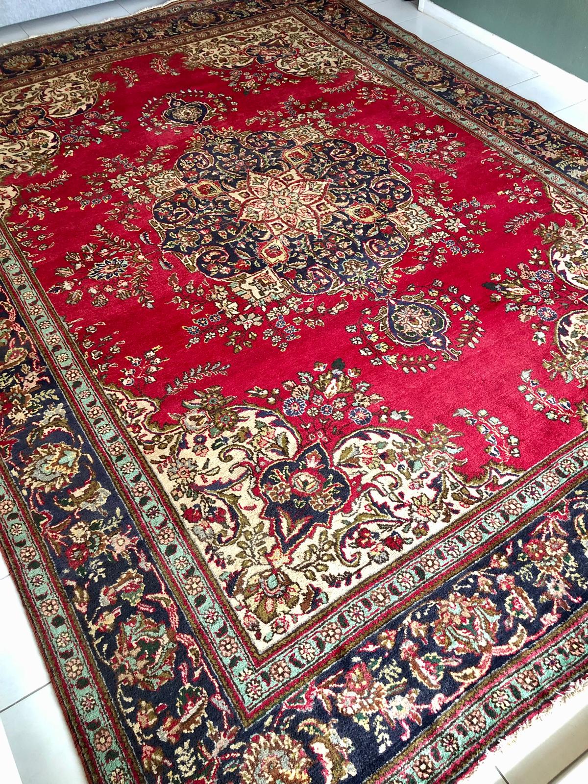Grand tapis Persan fait main - 410cm x 295cm