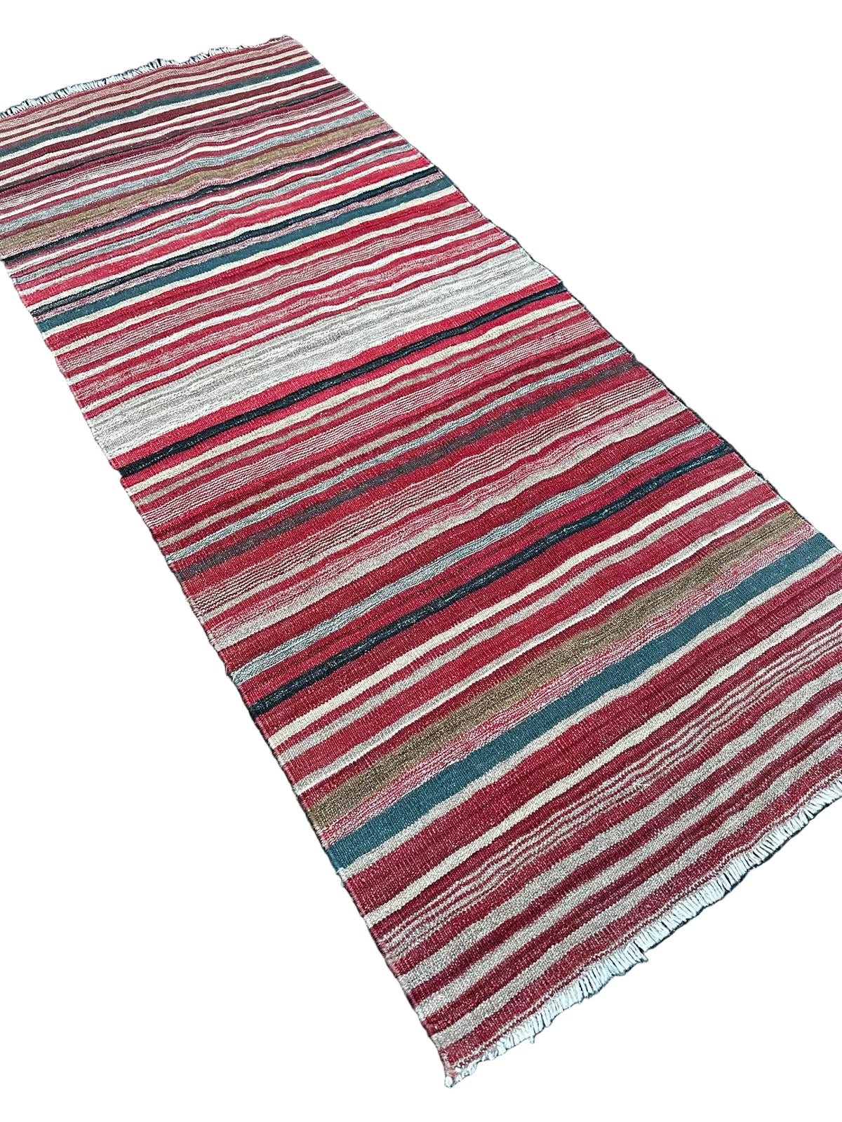 Tapis kilim de couloir fait main