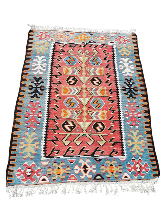 Tapis kilim fait main 1,3m x 0,9m