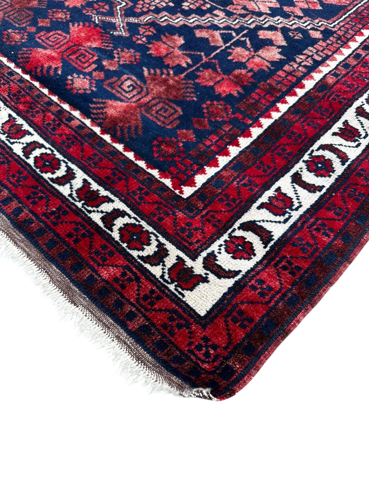 Tapis Afghan fait main 190cm x 110cm