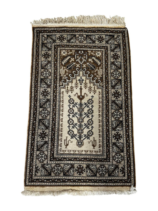 Tapis turc fait à la main 110cm x 60cm