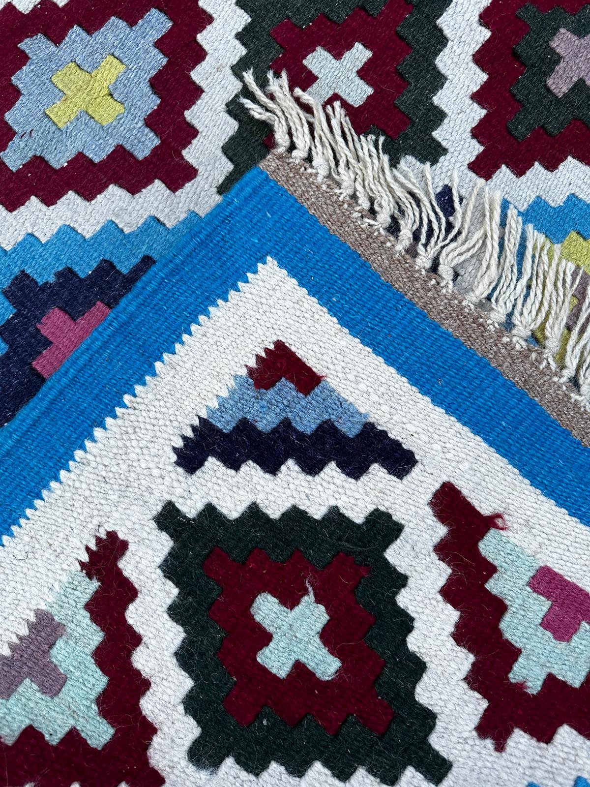 Tapis kilim fait main 220cm x 130cm