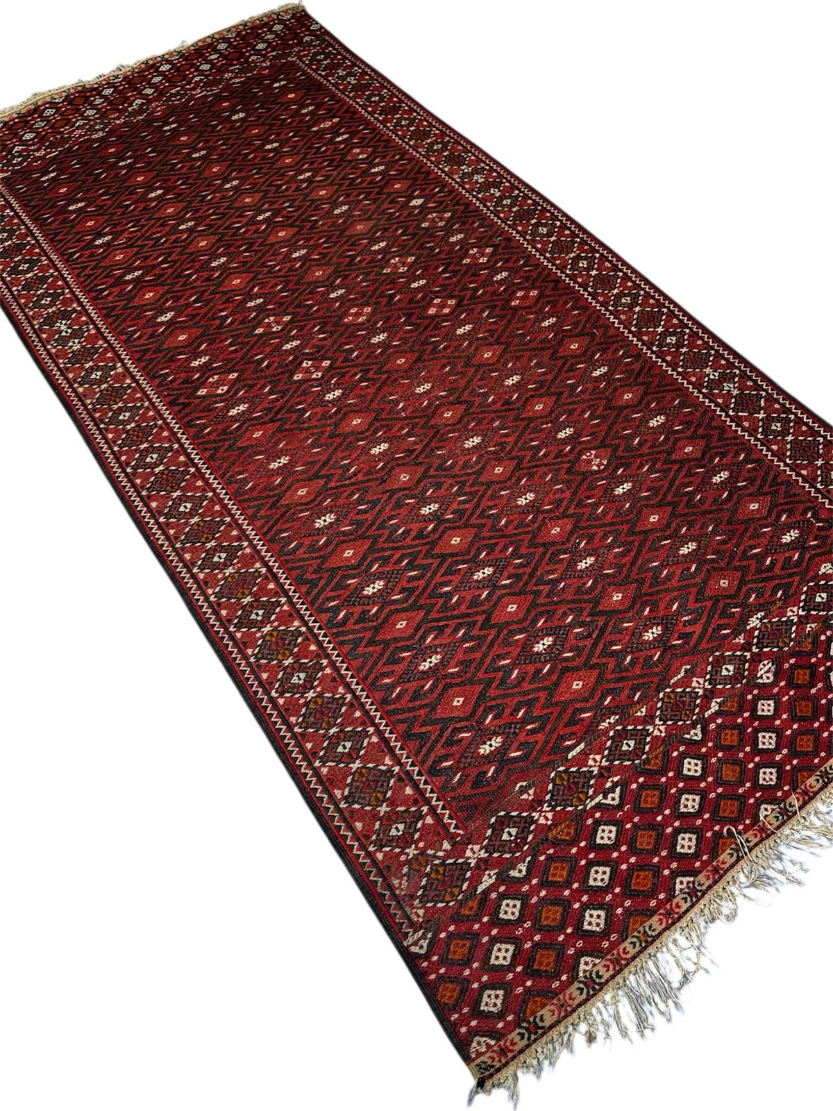 Tapis kilim tunisien 2m x 1m