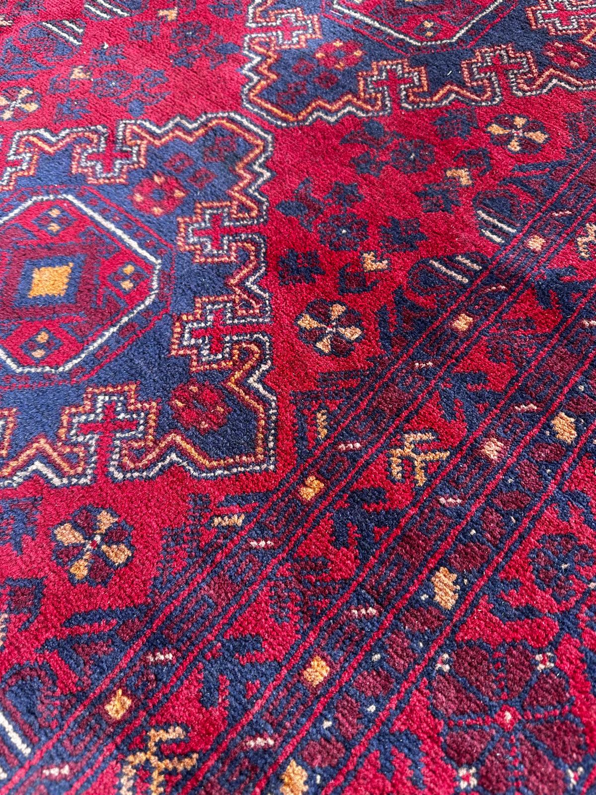 Tapis Afghan fait main 2m x 3m