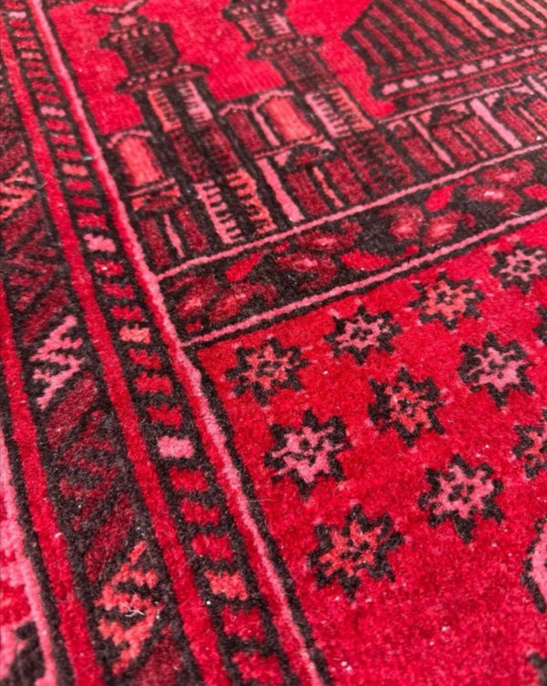 Tapis persan fait main 1,3m x 0,8m