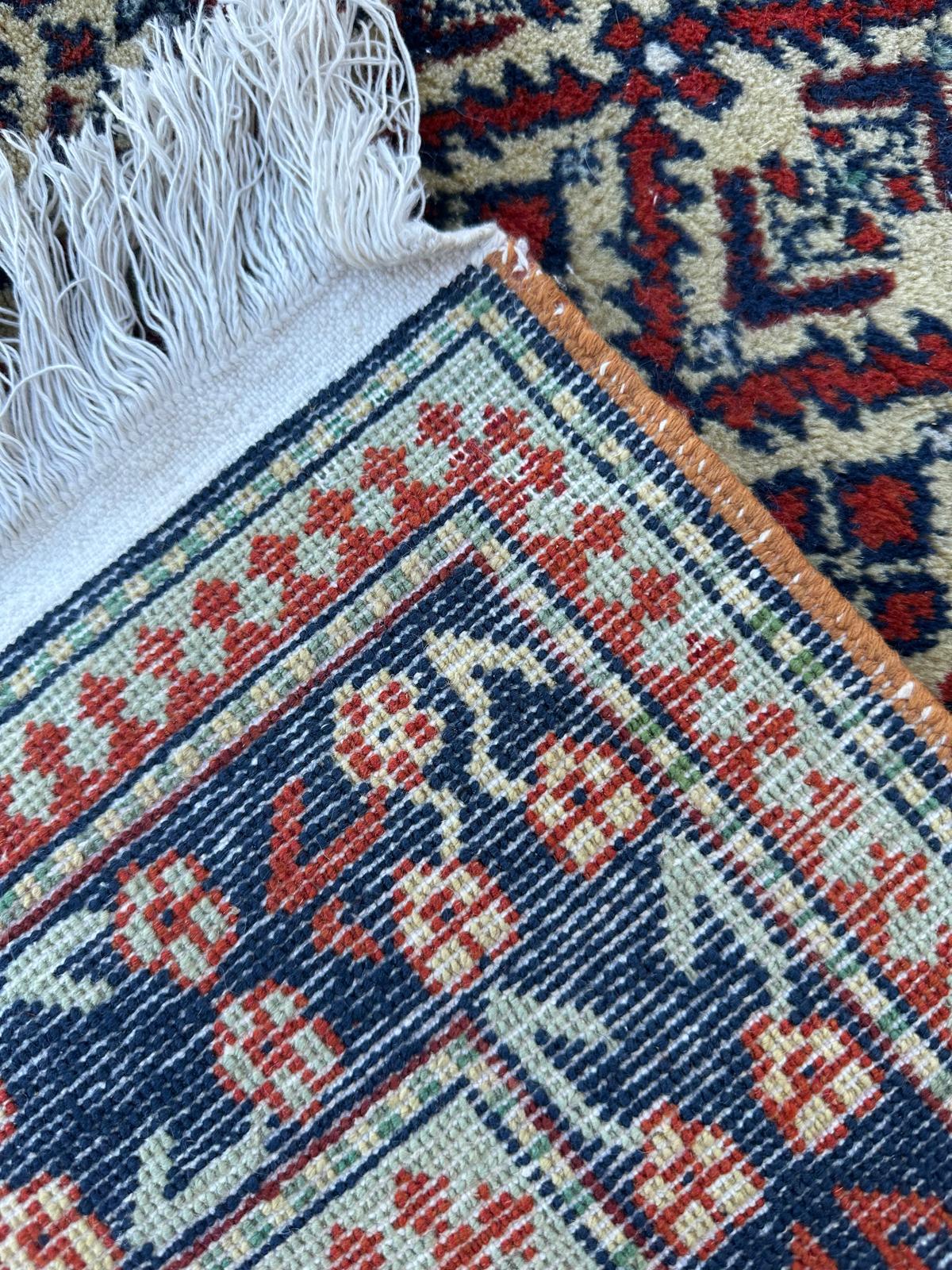 Tapis oriental de couloir fait main 3m x 1m