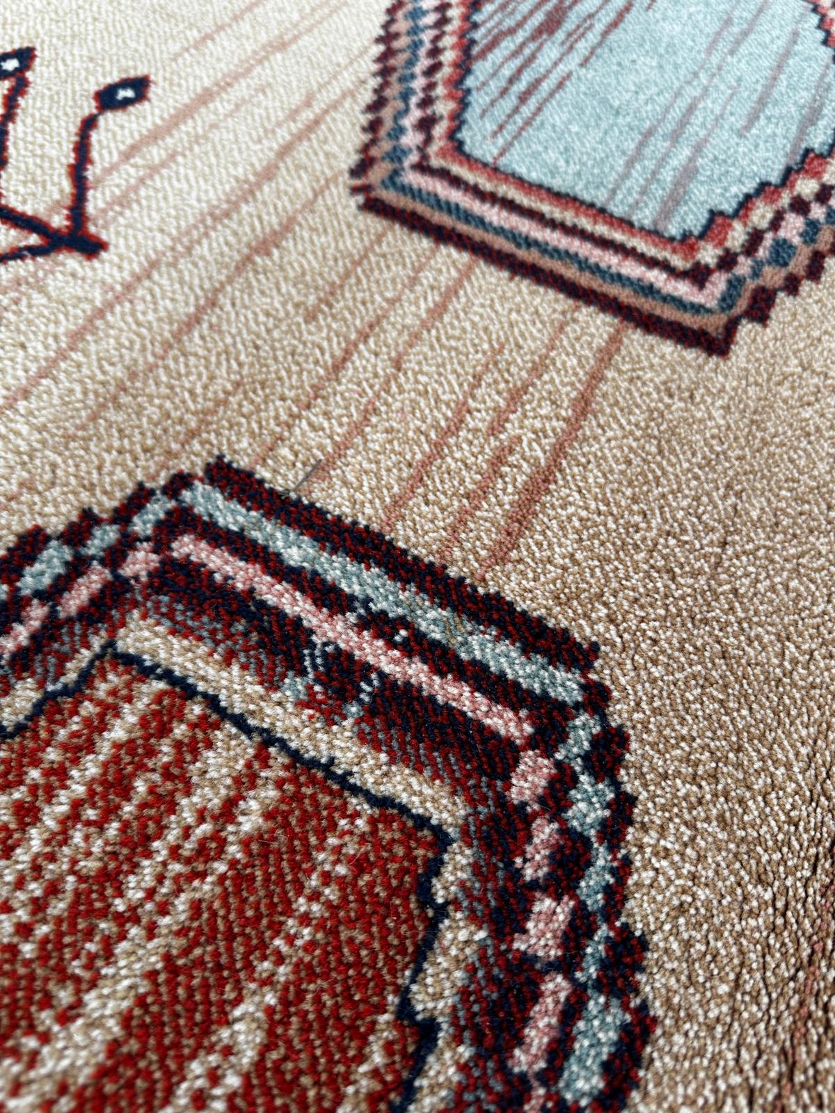 Tapis de style oriental en laine 135cm x 185cm
