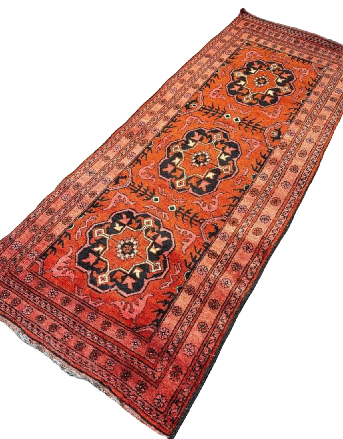Tapis Afghan fait main 170cm x 70cm