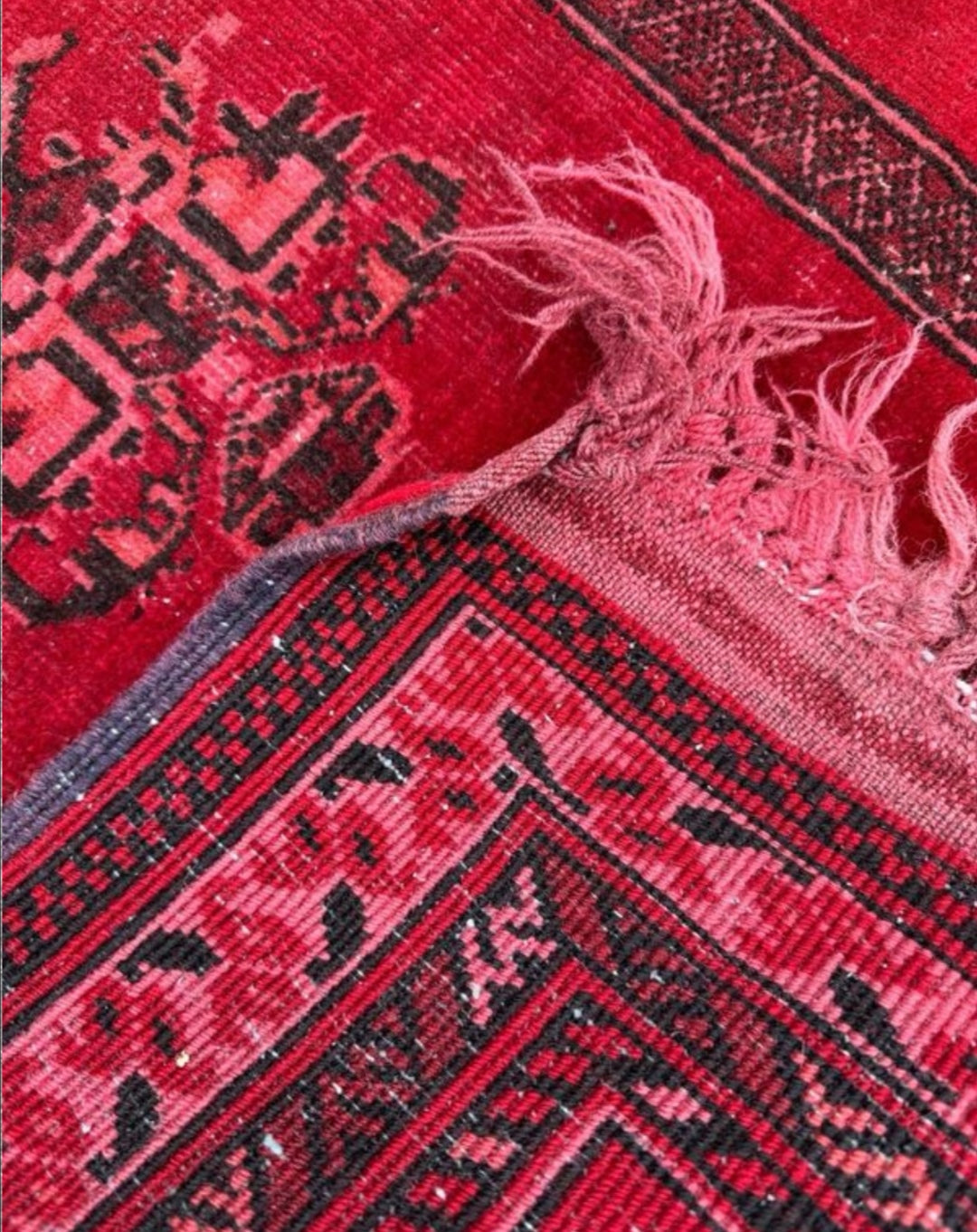 Tapis persan fait main 1,3m x 0,8m