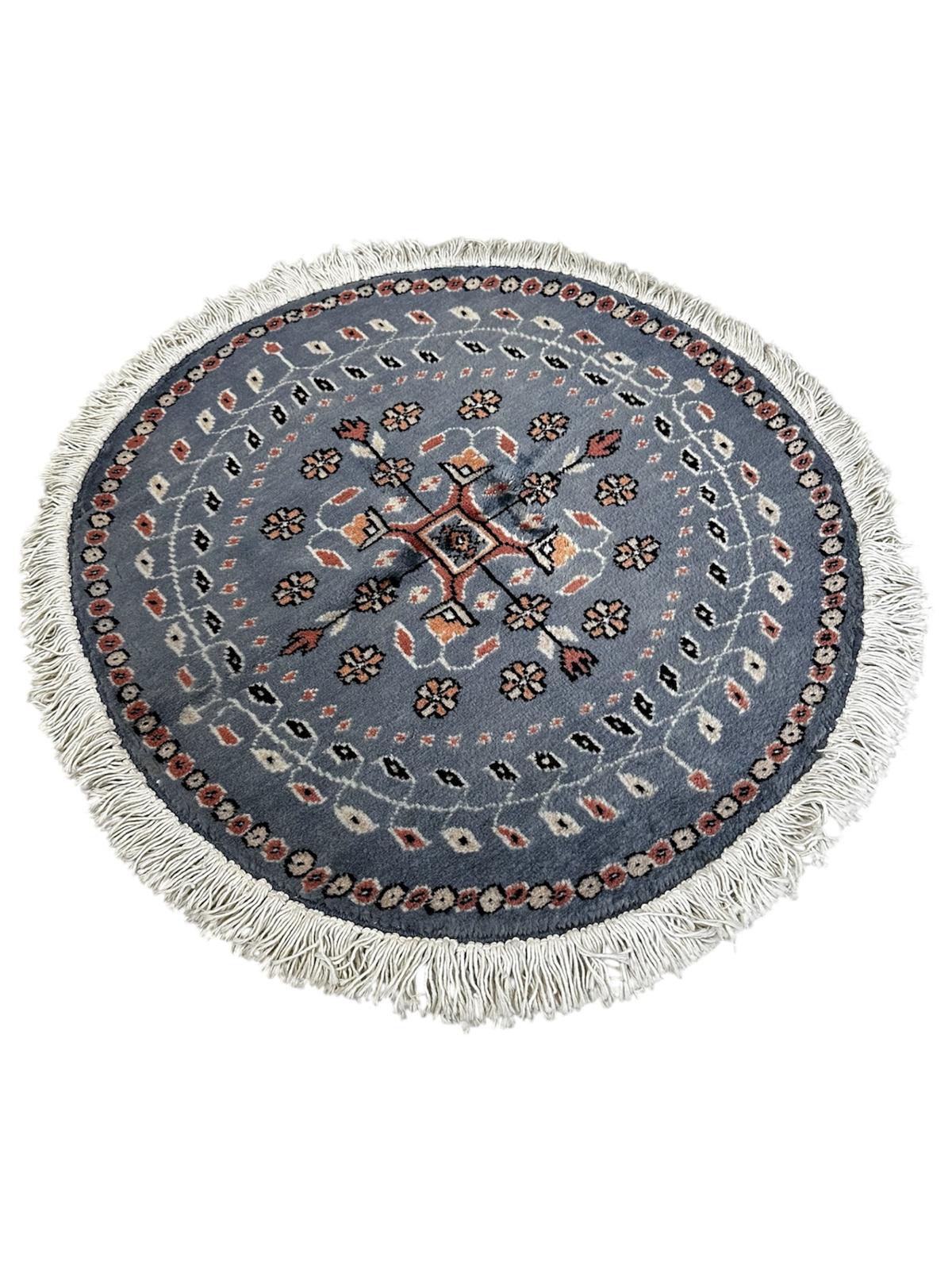Tapis persan rond fait main 80cm
