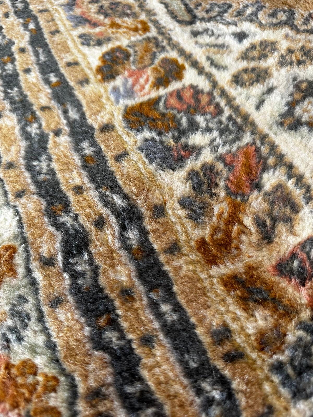 Paire de tapis orientaux carré 115cm x 95cm