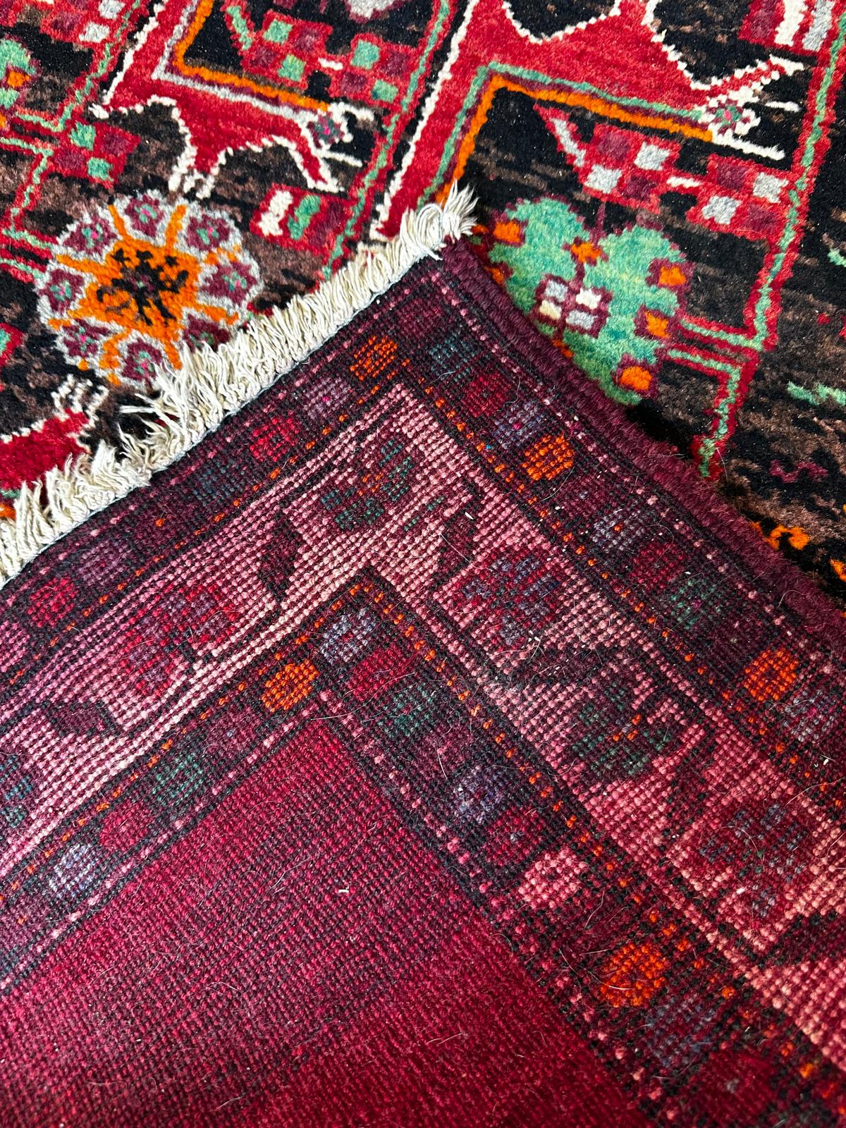 Tapis oriental de couloir fait main 280cm x 115cm