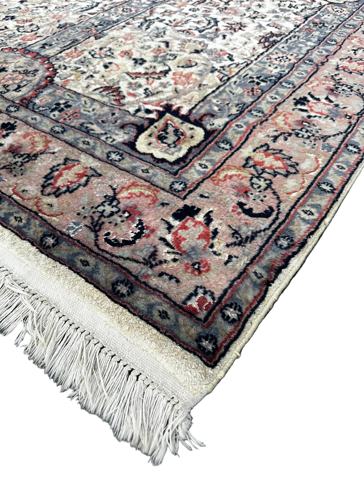 Tapis persan en laine et soie fait main 200cm x 130xm