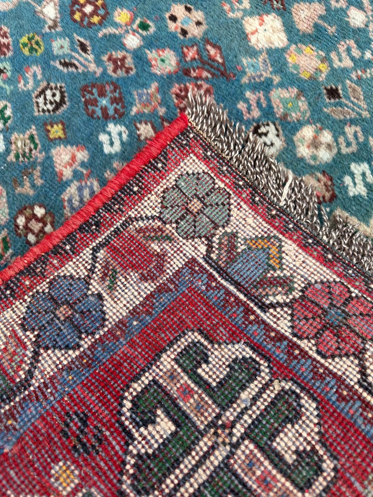 Tapis persan fait main carré 2m x 2m