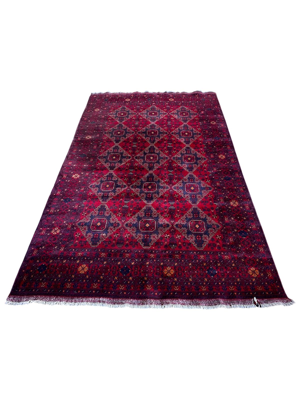 Tapis Afghan fait main 2m x 3m