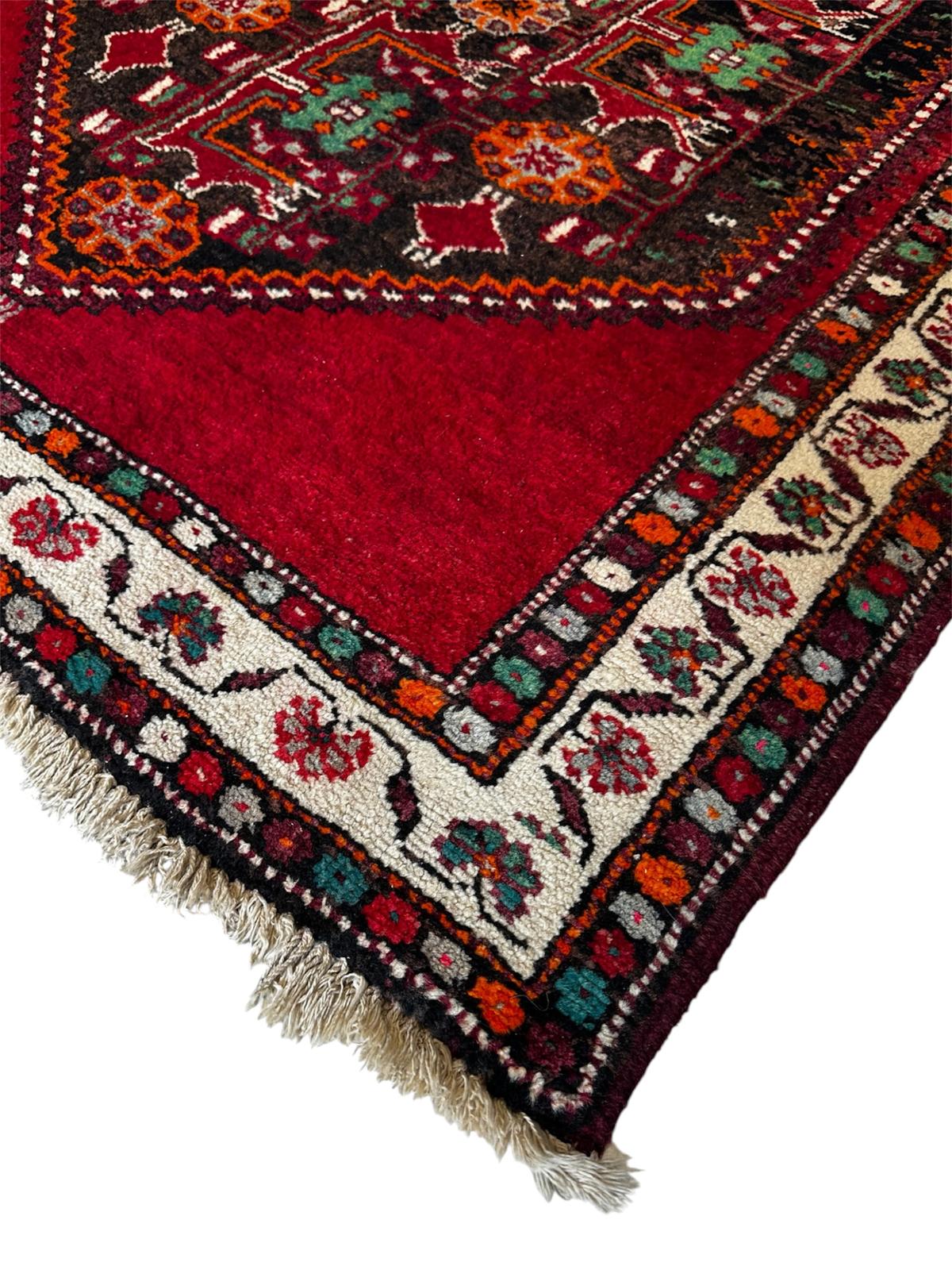 Tapis oriental de couloir fait main 280cm x 115cm