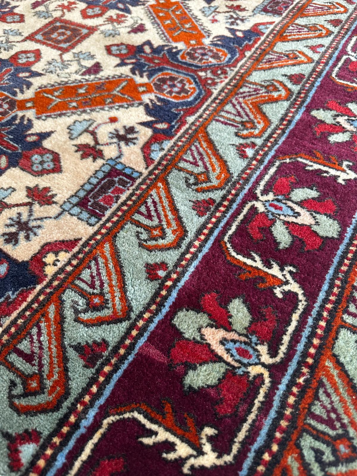 Tapis turc fait main 125cm x 205cm