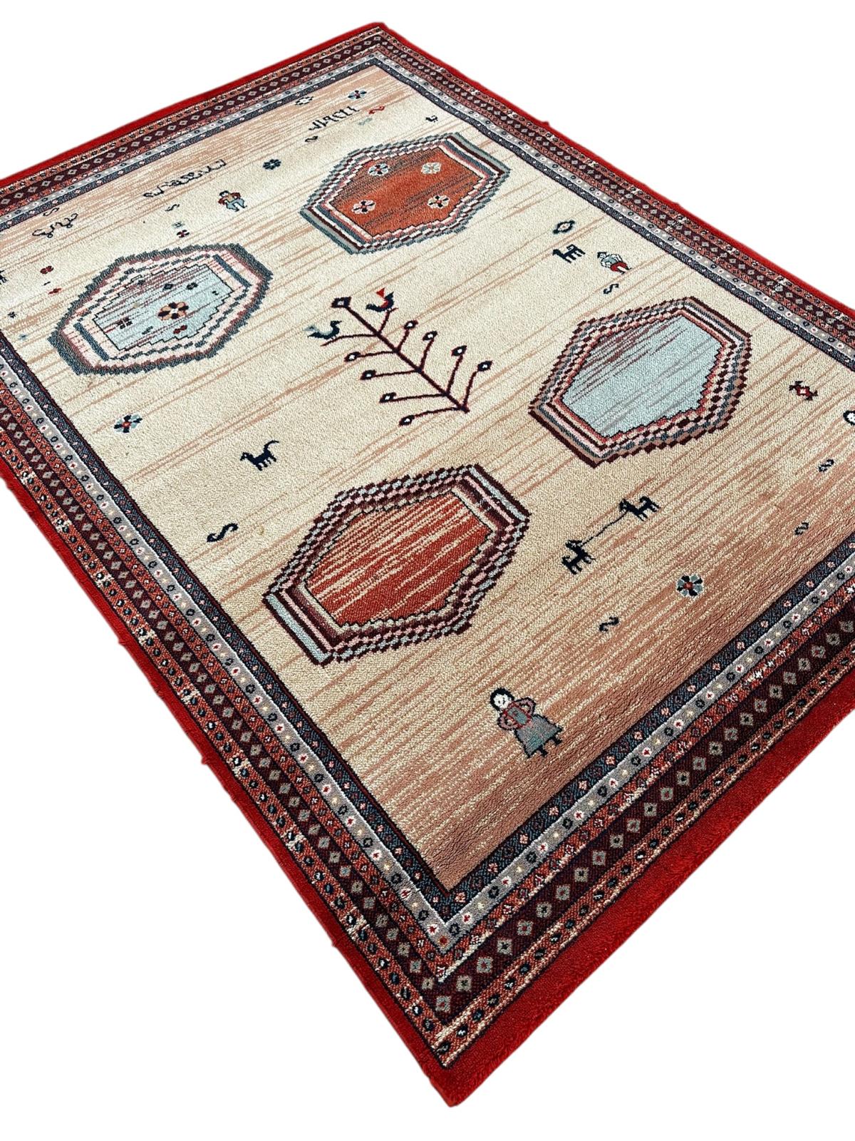 Tapis de style oriental en laine 135cm x 185cm
