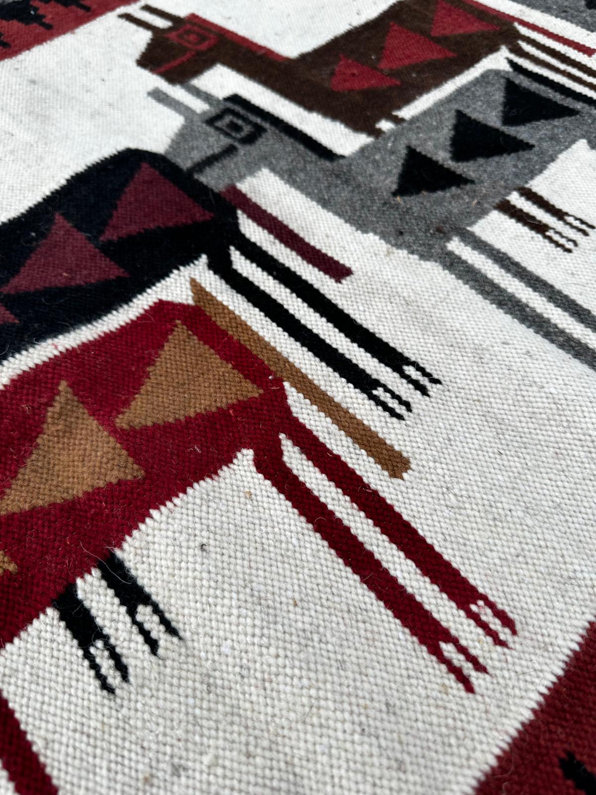Tapis kilim fait main 100cm x 60cm