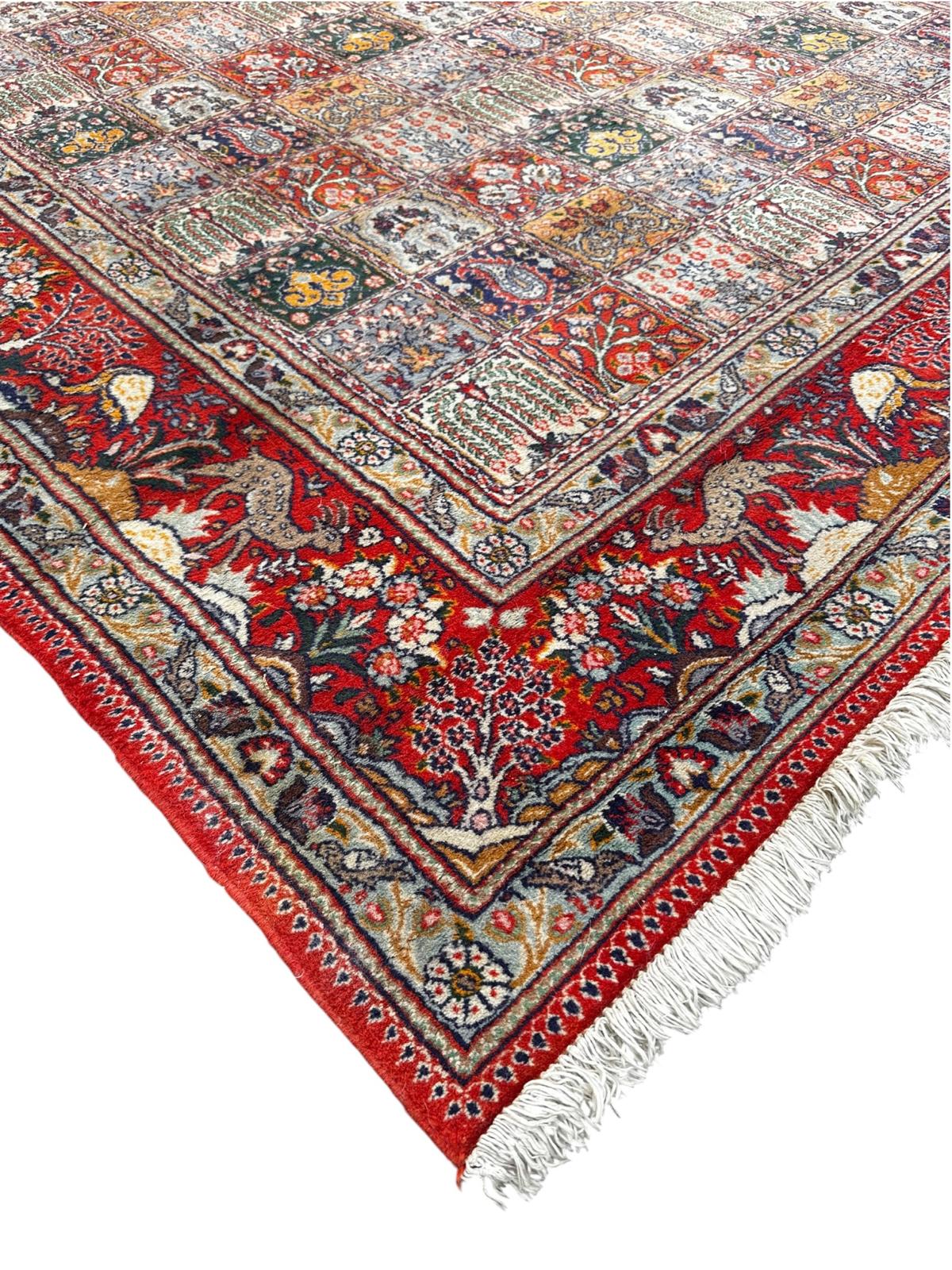 Tapis persan en laine et soie 2m x 3m