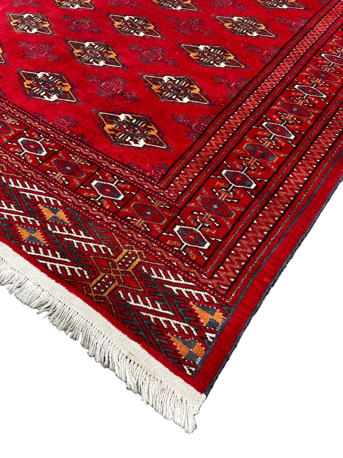 Tapis Turkmène fait main 280cm x 200cm