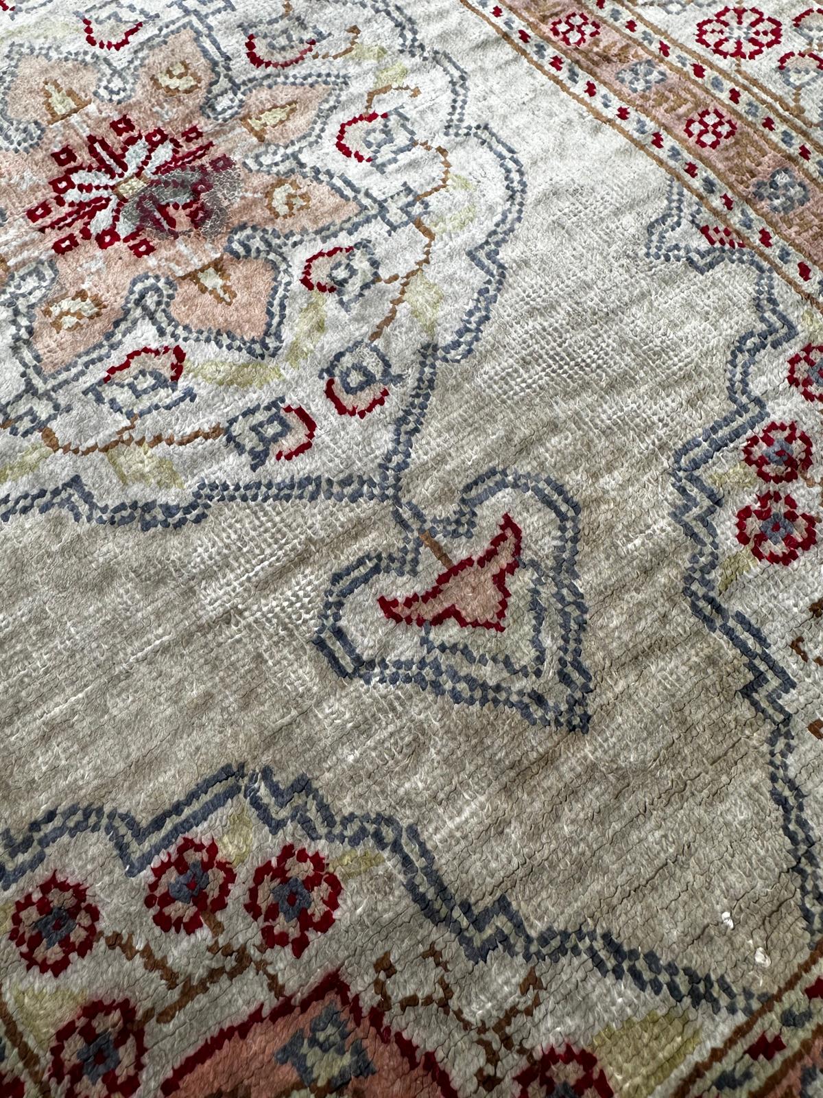Tapis turc en soie 70cm x 40cm