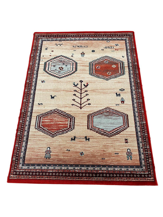Tapis de style oriental en laine 135cm x 185cm