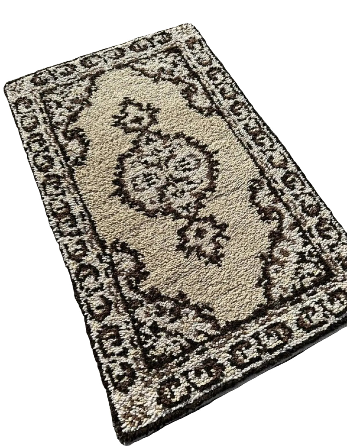 Tapis de style oriental en laine 110cm x 70cm