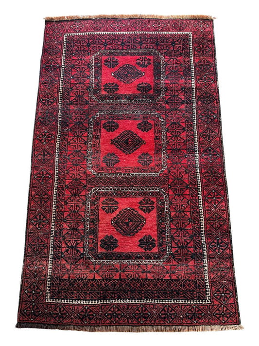 Tapis Afghan fait main 160cm x 100cm