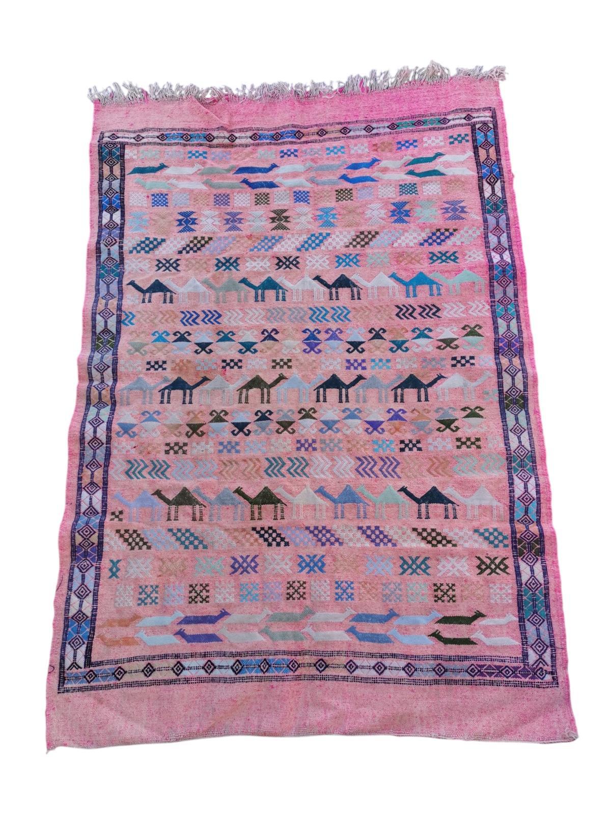 Tapis kilim fait main 140cm x 100cm