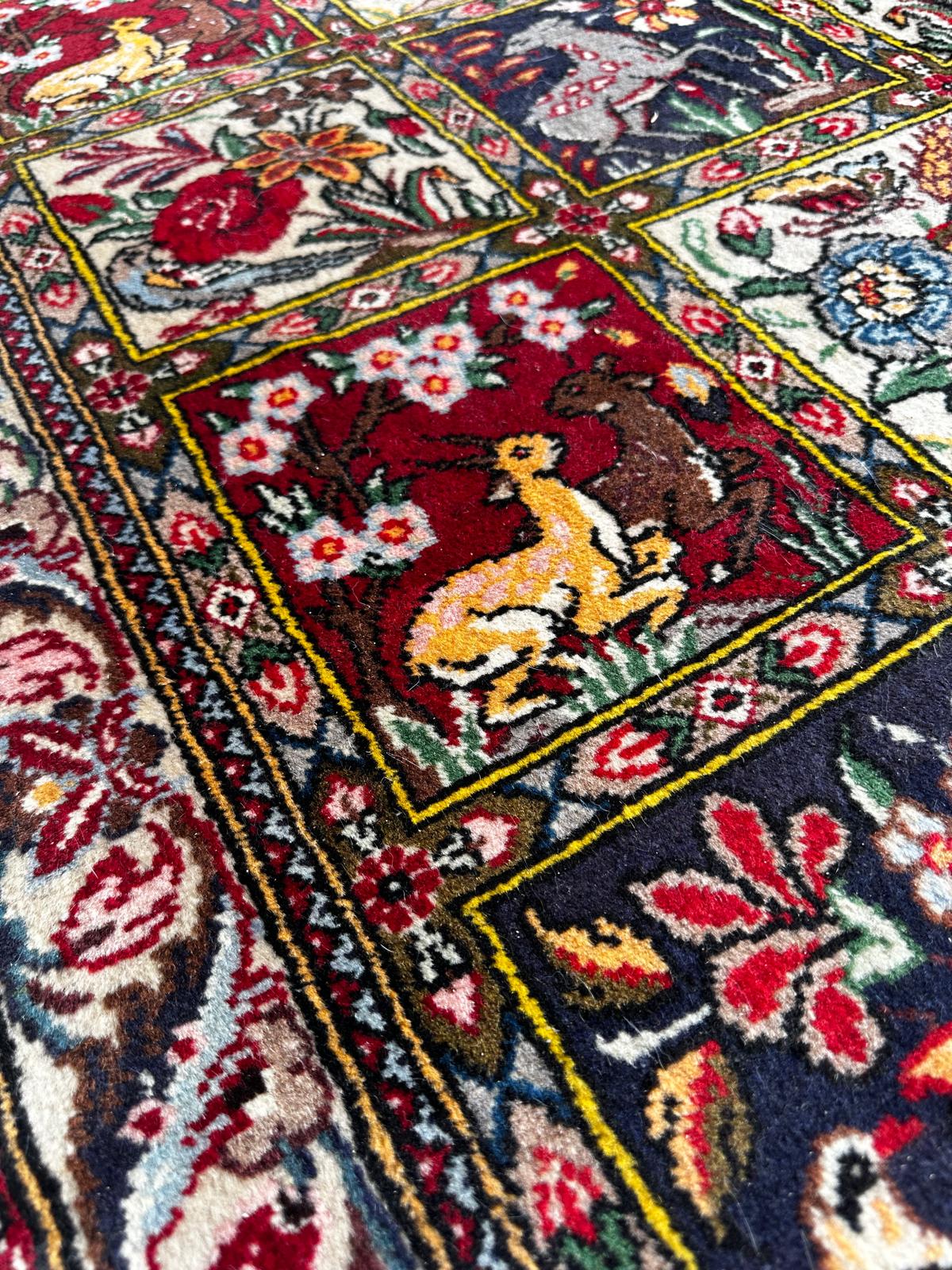 Tapis Persan Bakthiar fait main 160cm x 110cm