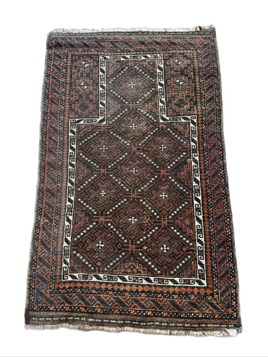 Tapis Afghan fait main 155cm x 95cm