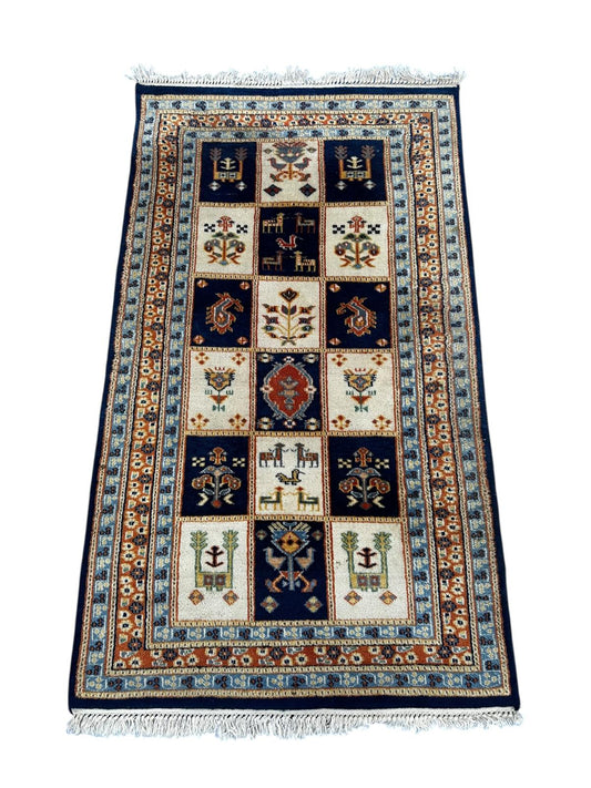 Tapis indien fait main 160cm x 90cm
