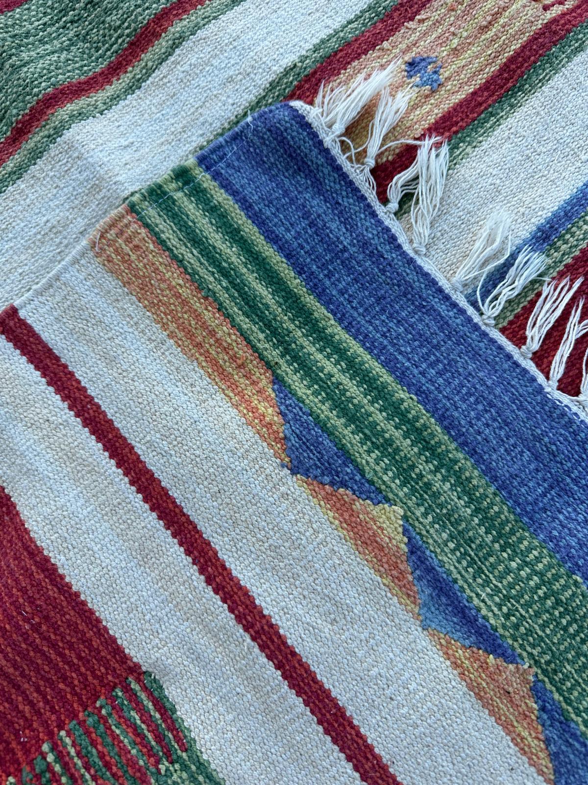 Tapis kilim fait main 180cm x 110cm