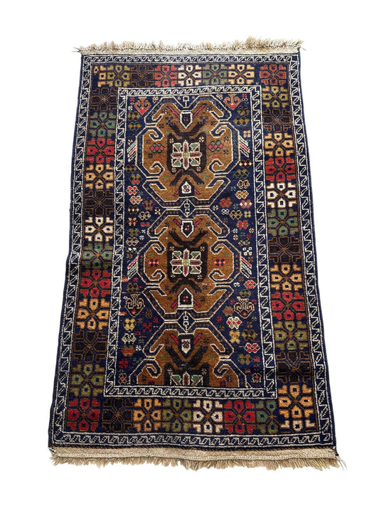 Tapis oriental fait main 160cm x 90cm