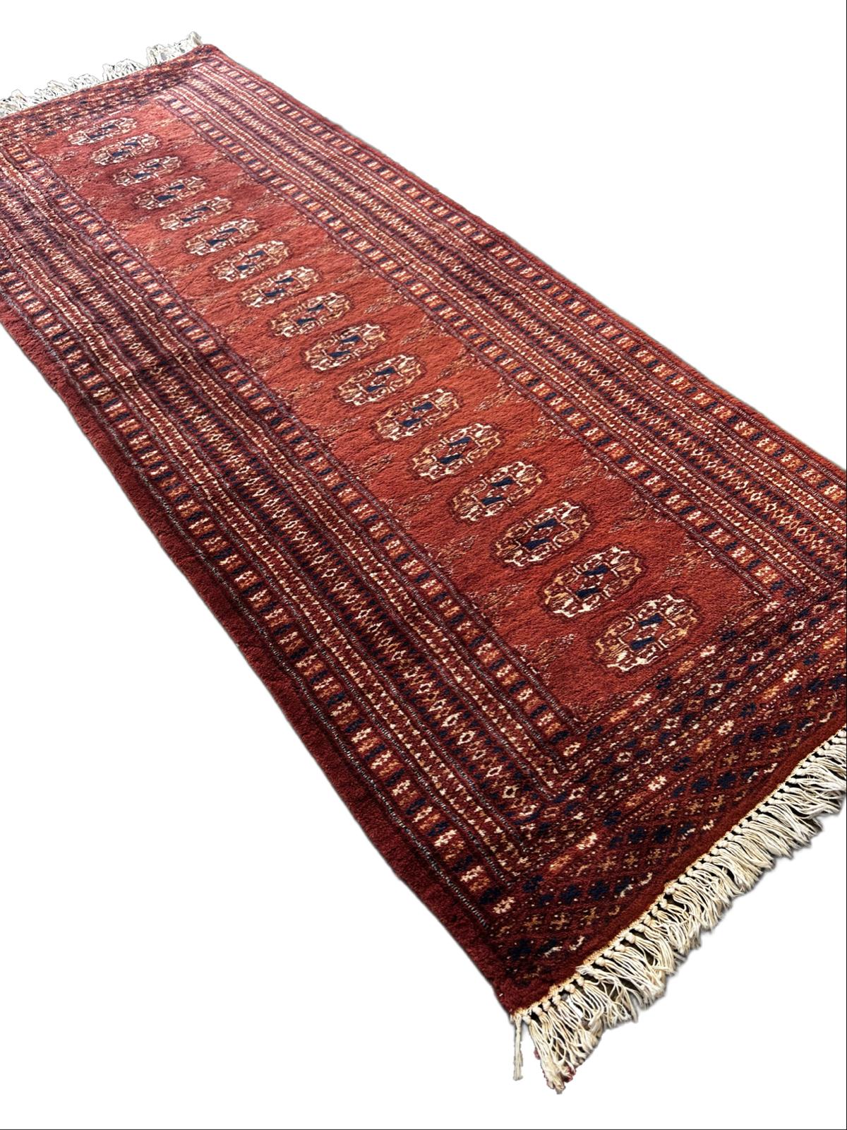 Tapis oriental de couloir, fait main 180cm x 70cm