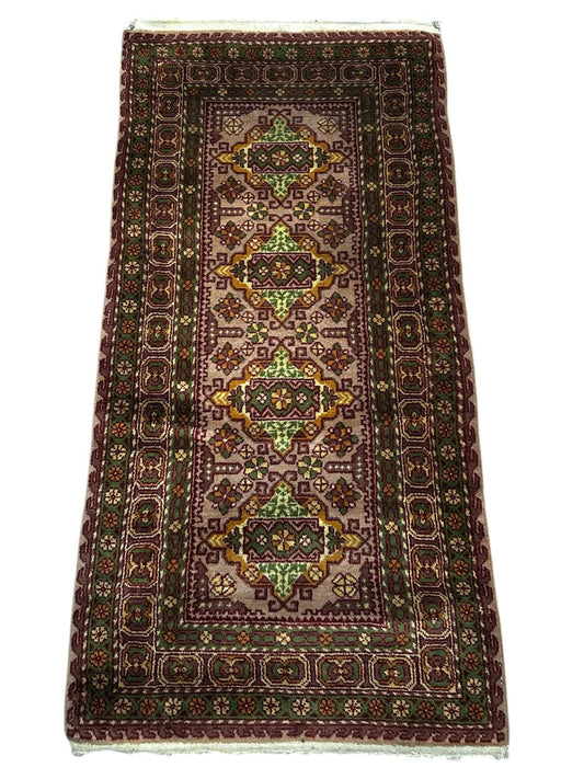 Tapis Oriental fait main 150cm x 80cm