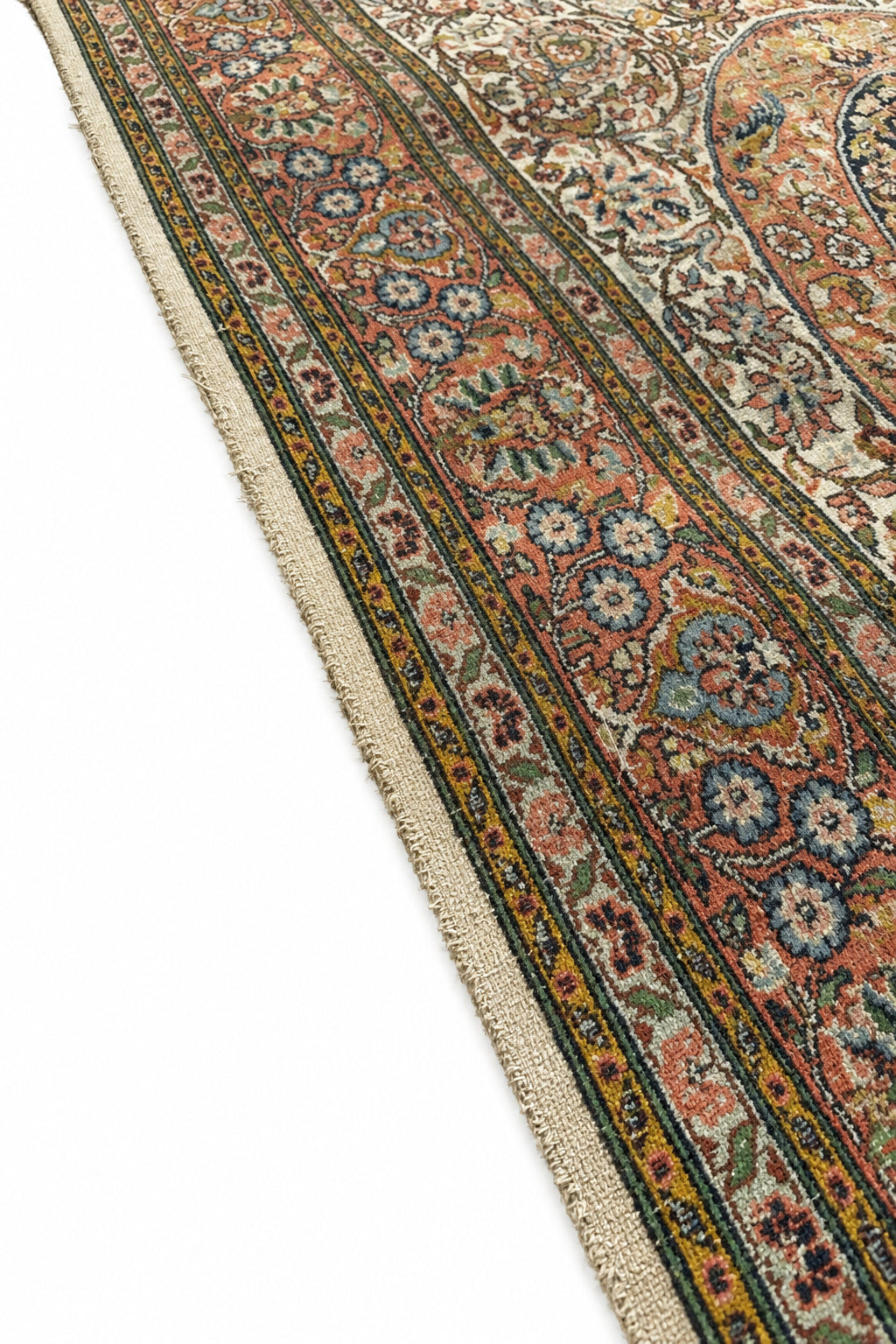 Tapis oriental en soie 190cm x 120cm