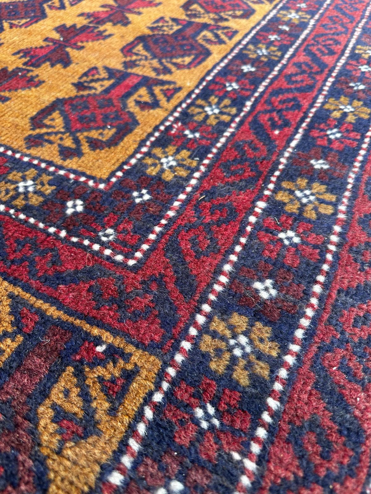 Tapis Afghan fait main 140cm x 90cm