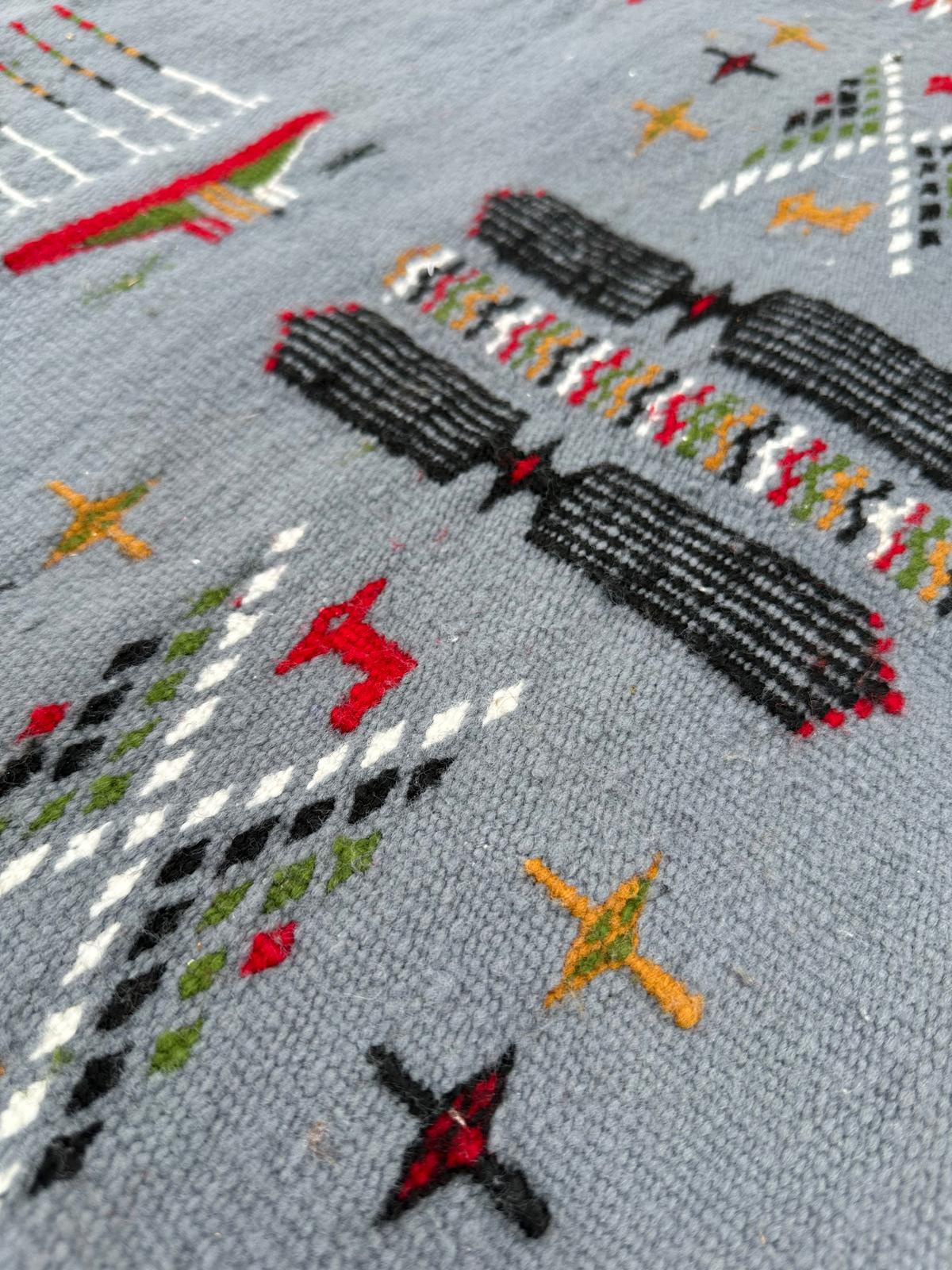 Tapis kilim de couloir 2,1m x 1m