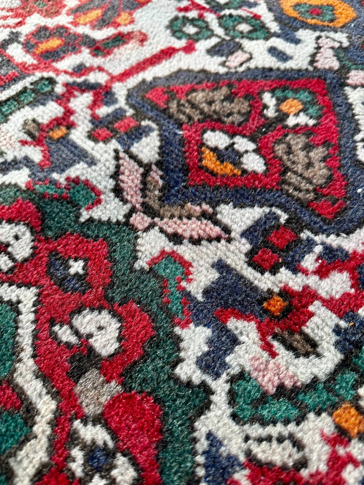 Tapis Hamadan fait main - 298cm x 154cm